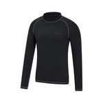 Mens Long-sleeved Rash Guard | Large | Black