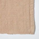 Ribbed Cotton Spa Style Bath Mat | 50cm x 100cm | Beige