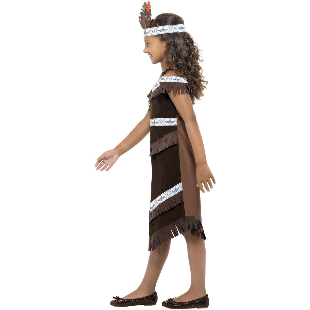 Smiffys Native American Inspired Girl Costume With Feather