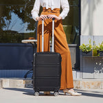 Lockable Travel Suitcase Set | Set of 3 | Black