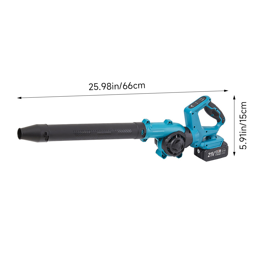 Cordless Handheld Leaf Blower With 2 Batteries And Charger