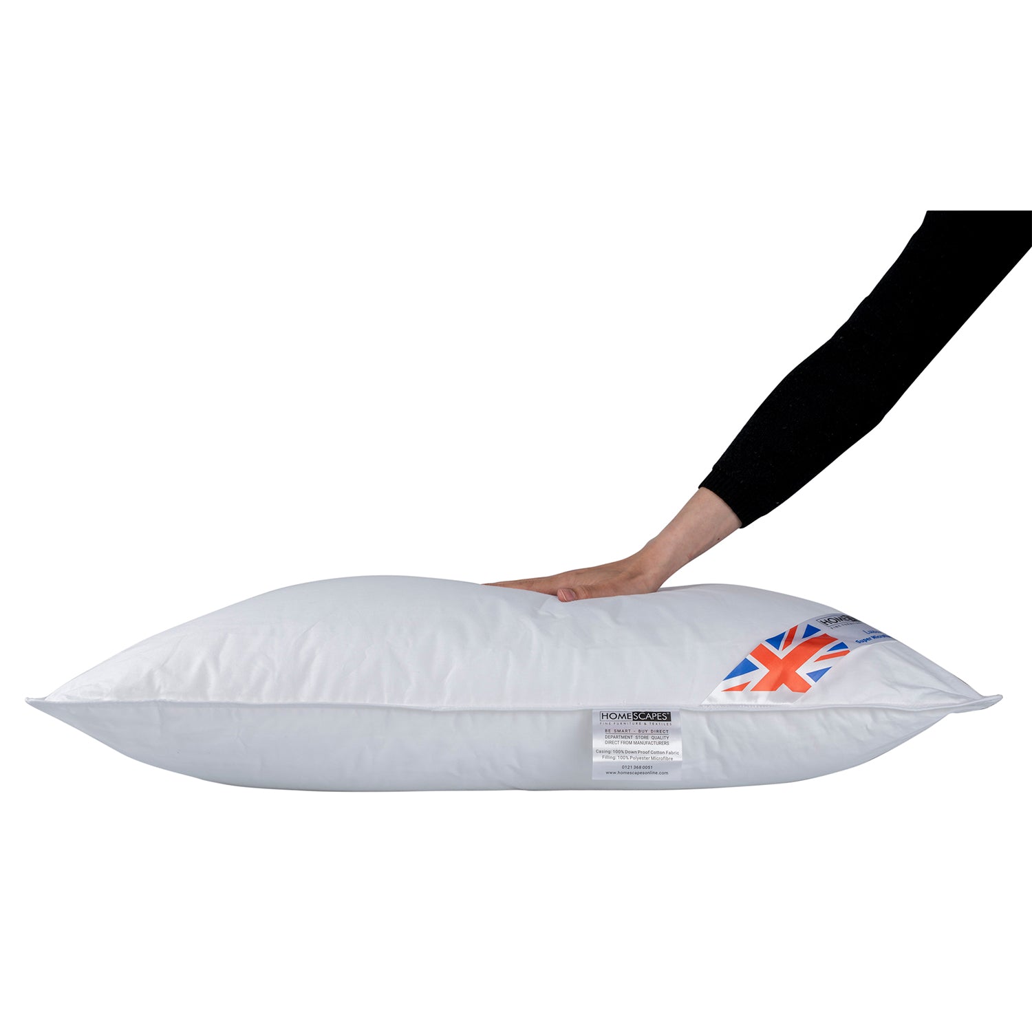 Luxury Hotel Quality Super Microfibre Pillow Pair