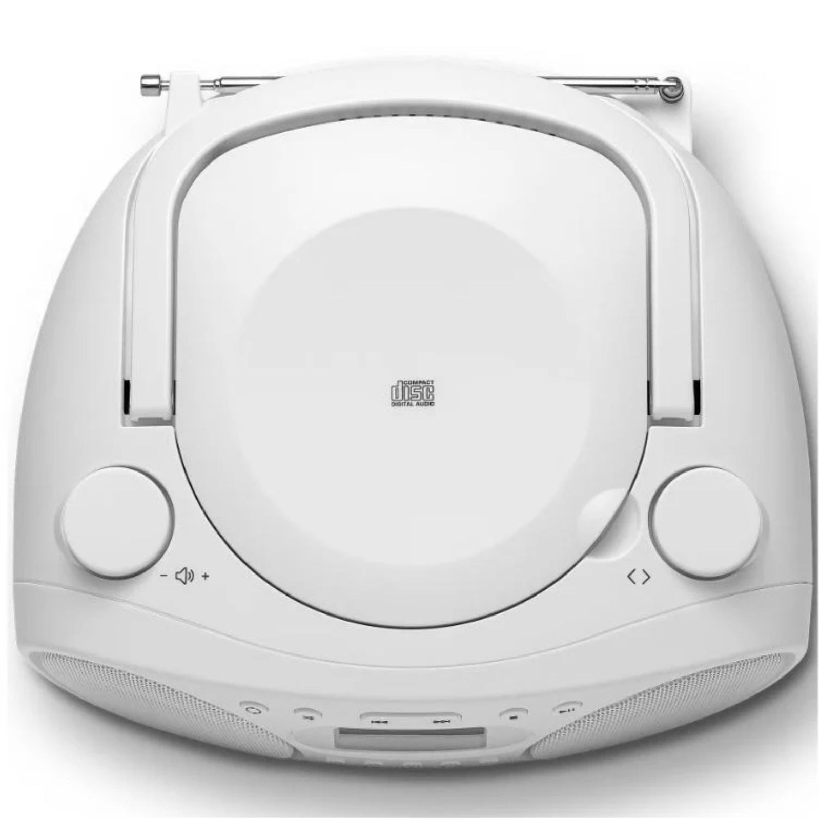Radio Zoombox Fm Cd / Fm / Am Stereo Boombox | White