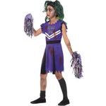 Dark Cheerleader Child Girl's Costume | Age 7-9