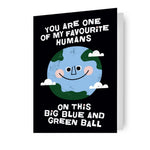 Favourite Human' Birthday Card Official Product