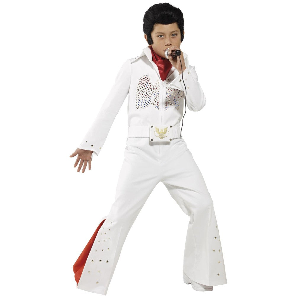 Elvis Costume, White | Age 7-9