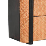 Havana Weave 3 Drawer Chest, Brown
