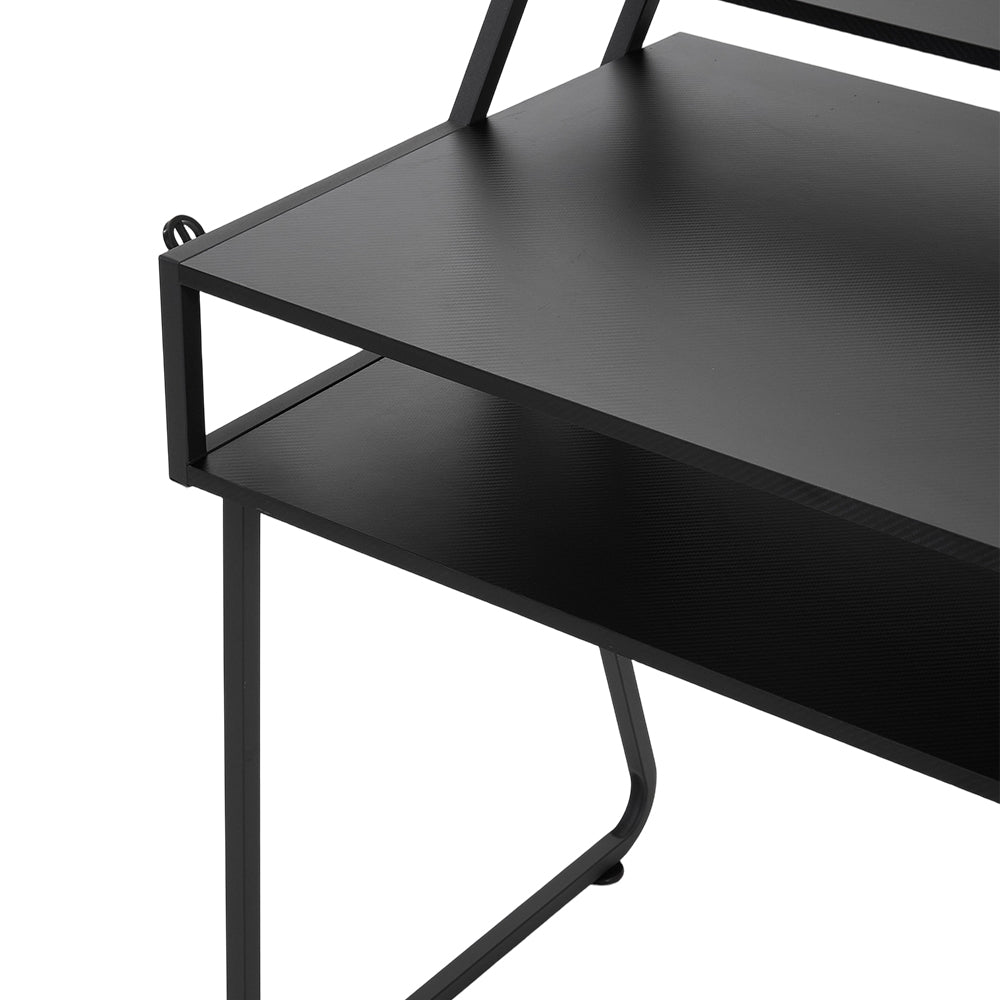 80cm W Gaming Desk With Cup Holder & Headphone Hook Sturdy Computer Table For Gamers