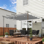 Pergola Shade Cover Replacement Canopy For 3/4 X 3(m) Pergola | Medium | Light Grey