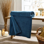 Snuggle Touch Supersoft Fleece Throw | 150cm x 200cm | Navy