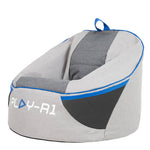 Play-r1 Alpha Junior Gaming Bean Bag Chair | Grey