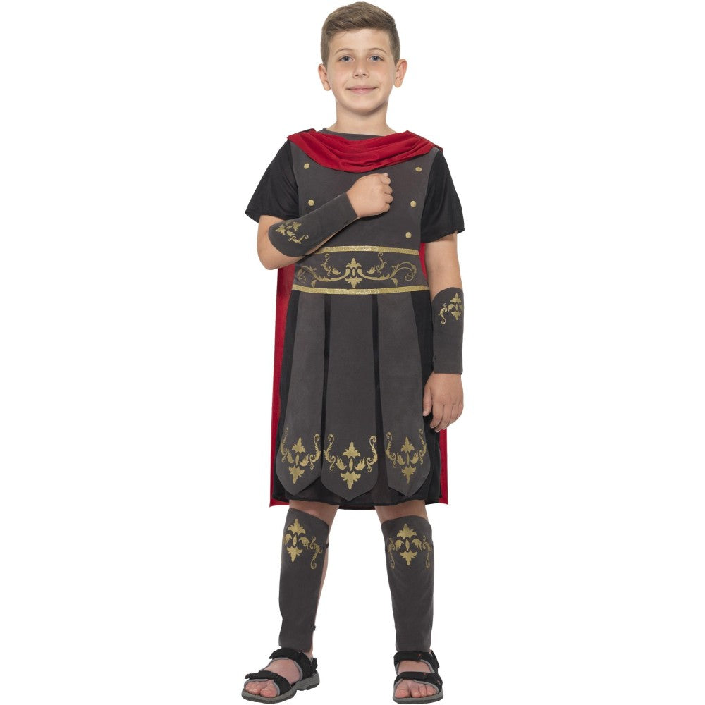 Roman Soldier Costume, Black | Small