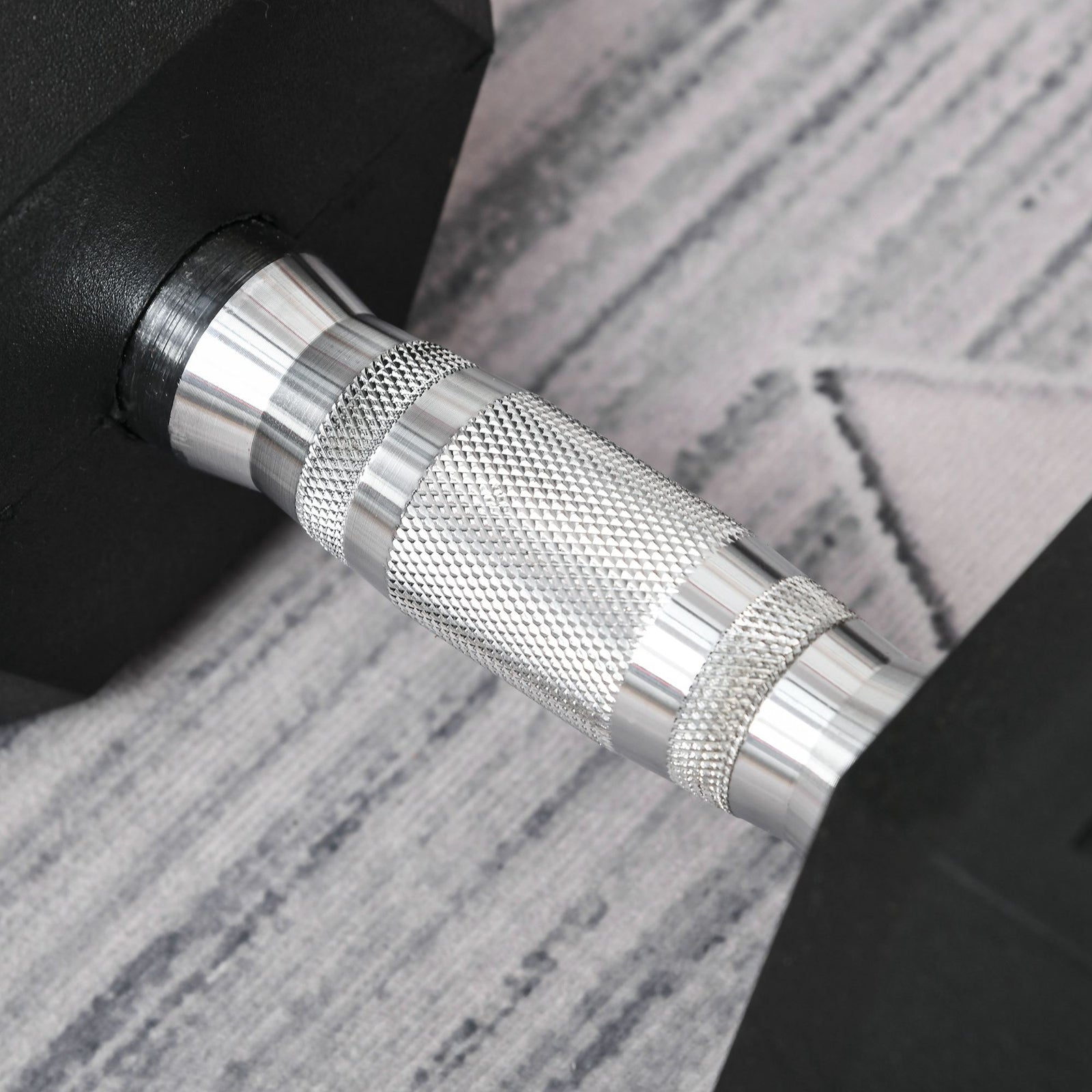 20kg Hex Rubber Dumbbell For Home Exercise | Black