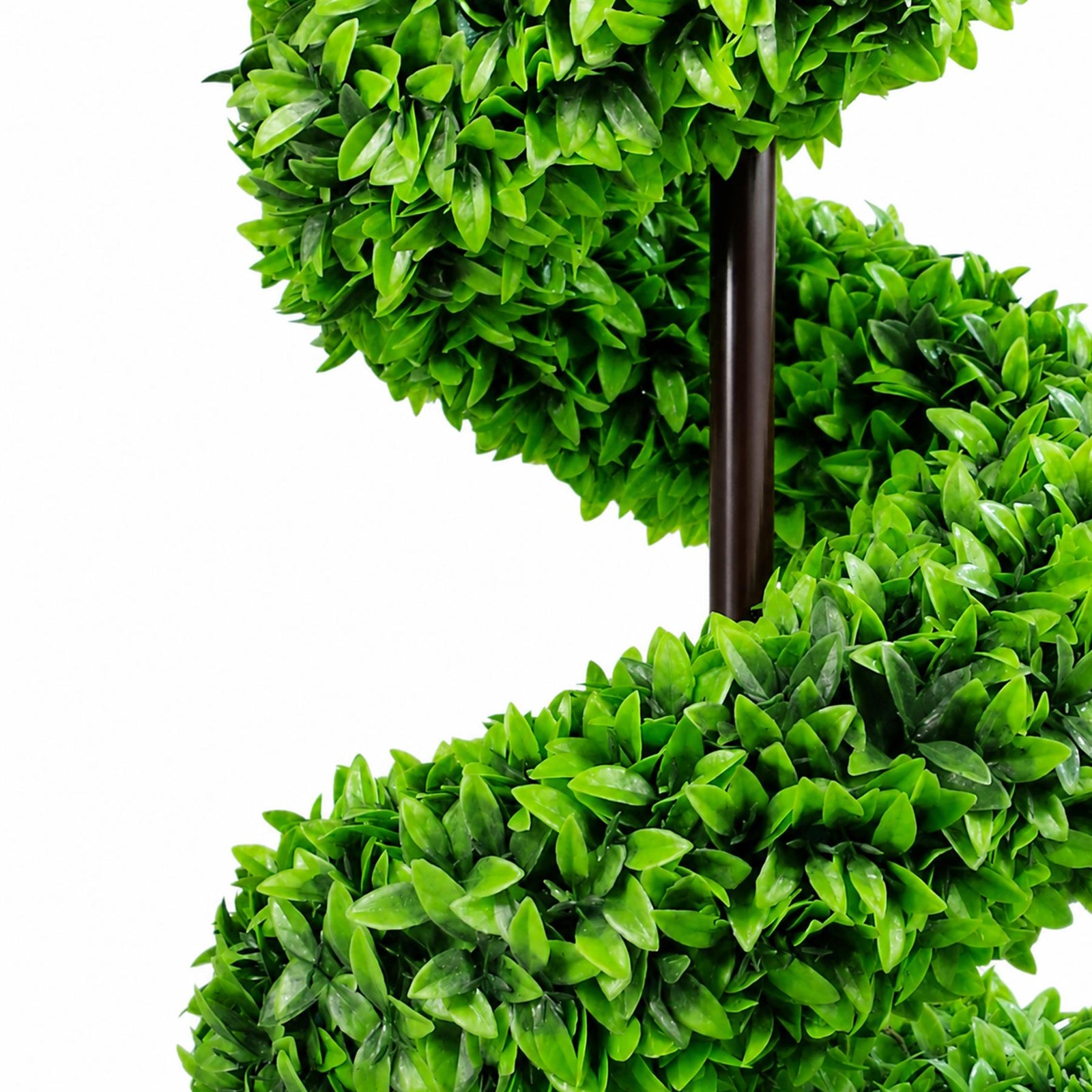 90cm Green Large  Spiral With Decorative Planter