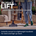 850w Upright Vacuum Cleaner With 2.5l Dust Bin, H13 Hepa Filter, Anti-tangle Brush, Led Light & Handheld Function
