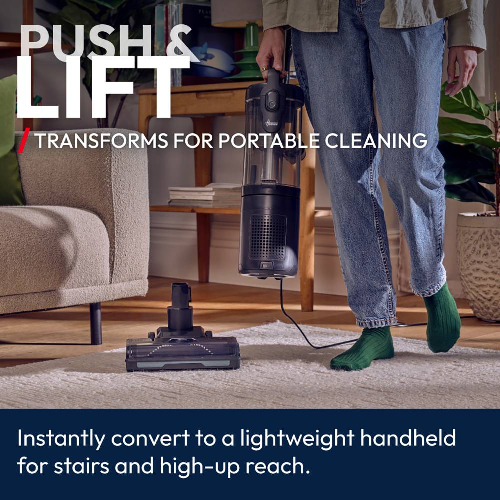 850w Upright Vacuum Cleaner With 2.5l Dust Bin, H13 Hepa Filter, Anti-tangle Brush, Led Light & Handheld Function