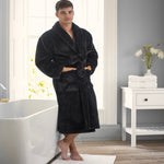 Coco Deluxe Fleece Robe | Small | Black