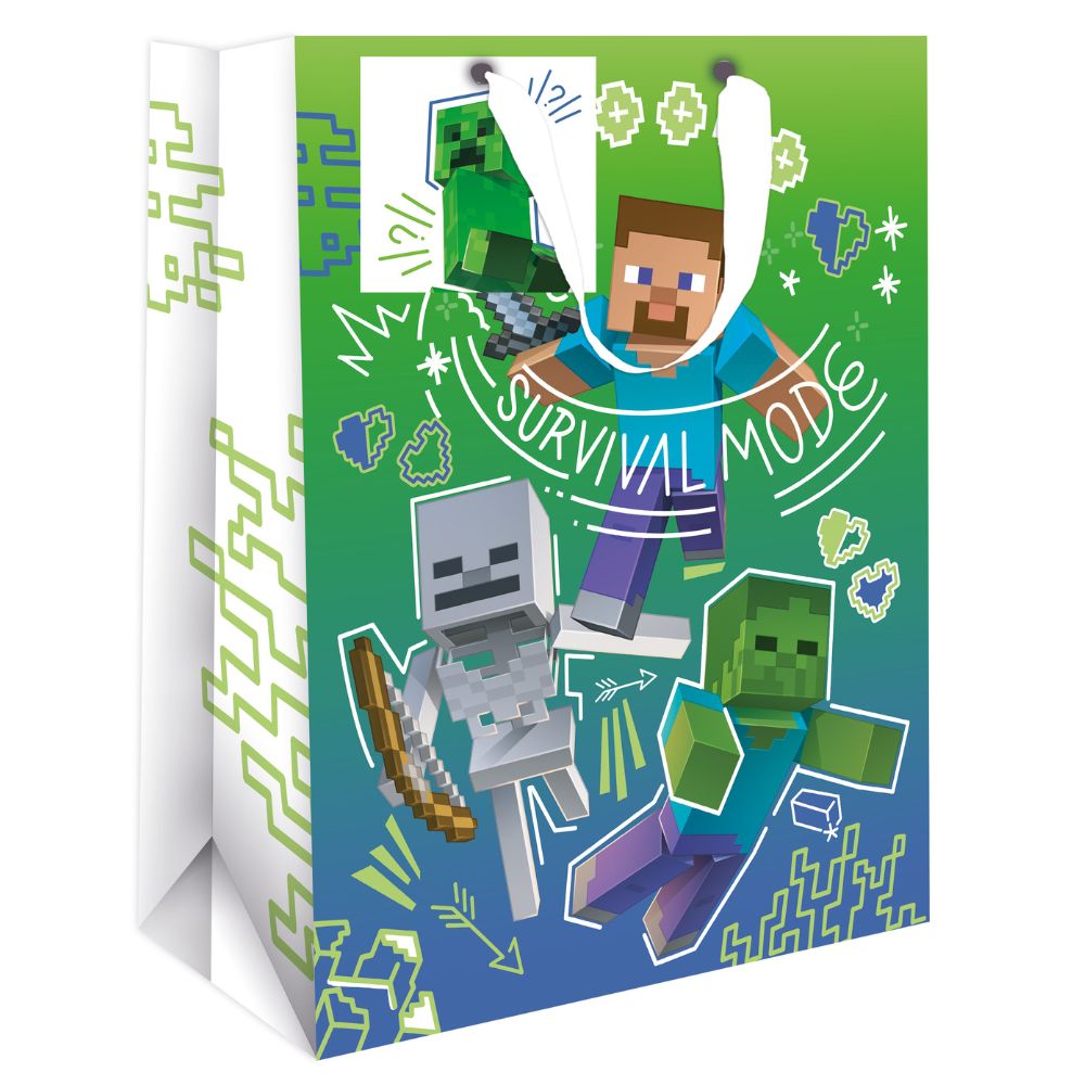 Minecraft Medium Gift Bag Official Product