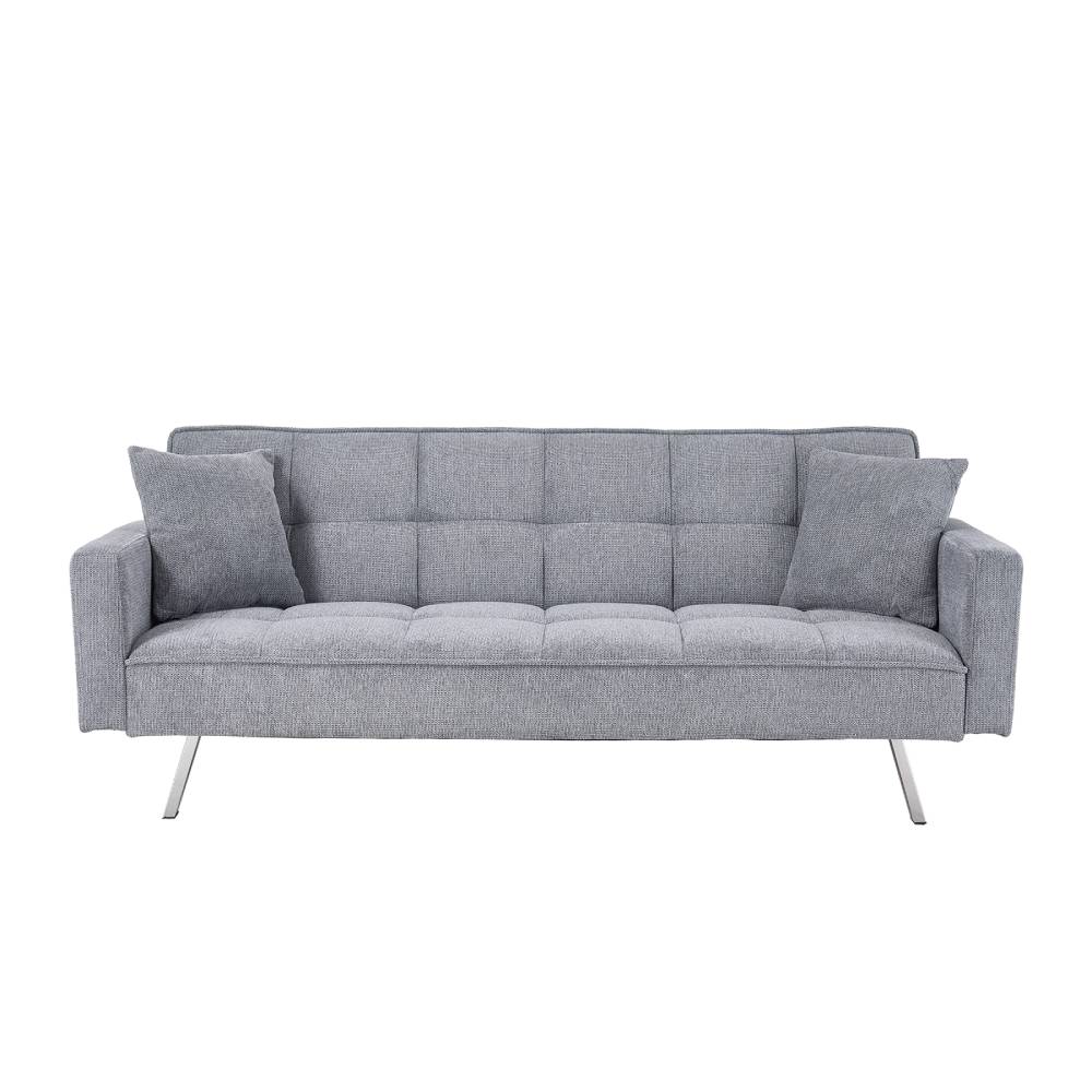 Breeins 3-position Adjustable Convertible Sofa Bed With 2 Scatter Cushions