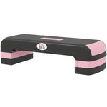 Aerobic Step Three-level Adjustable Exercise Stepper | Pink