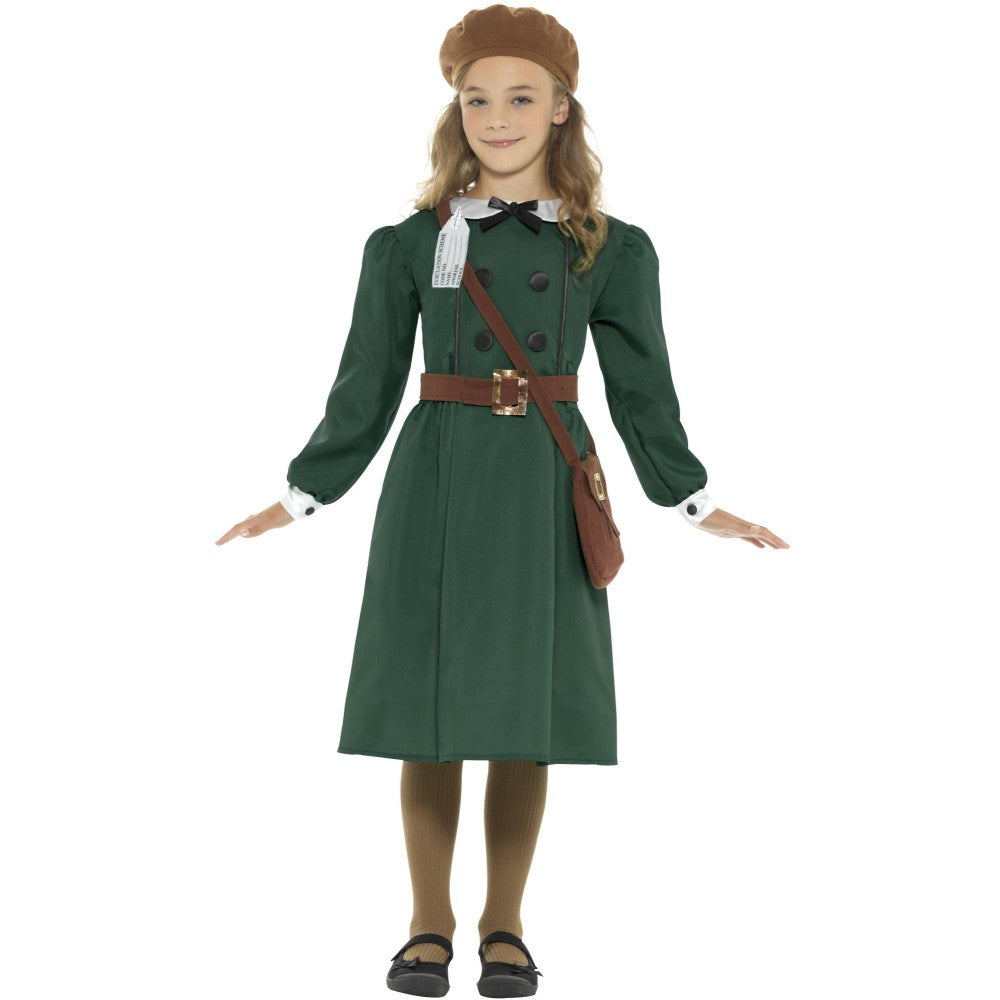 Ww2 Evacuee Girl Costume | Age 7-9