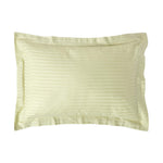Egyptian Cotton Satin Stripe Oxford Pillowcase 330 Tc | 48 x 74cm | Sage Green