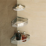 Corner Shower Caddy, 25cm, Chrome, Wall Mounted, Architect Collection