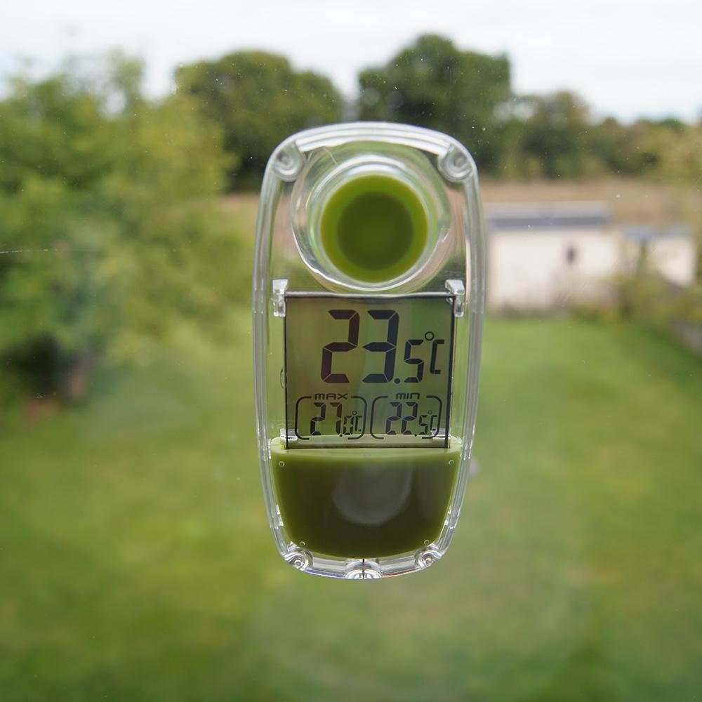 Solar Window Thermometer, Waterproof, °c Or °f