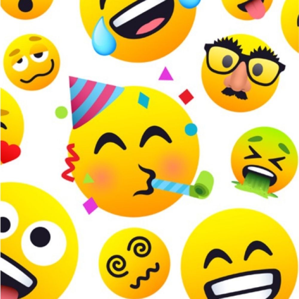 Emoji 4m Roll Birthday Wrapping Paper