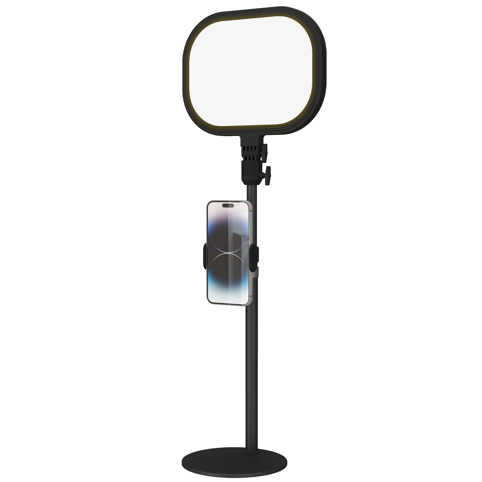 HOMCOM Bedside Table Lamp With 5 Colour Modes & 10 Brightness Levels, Black