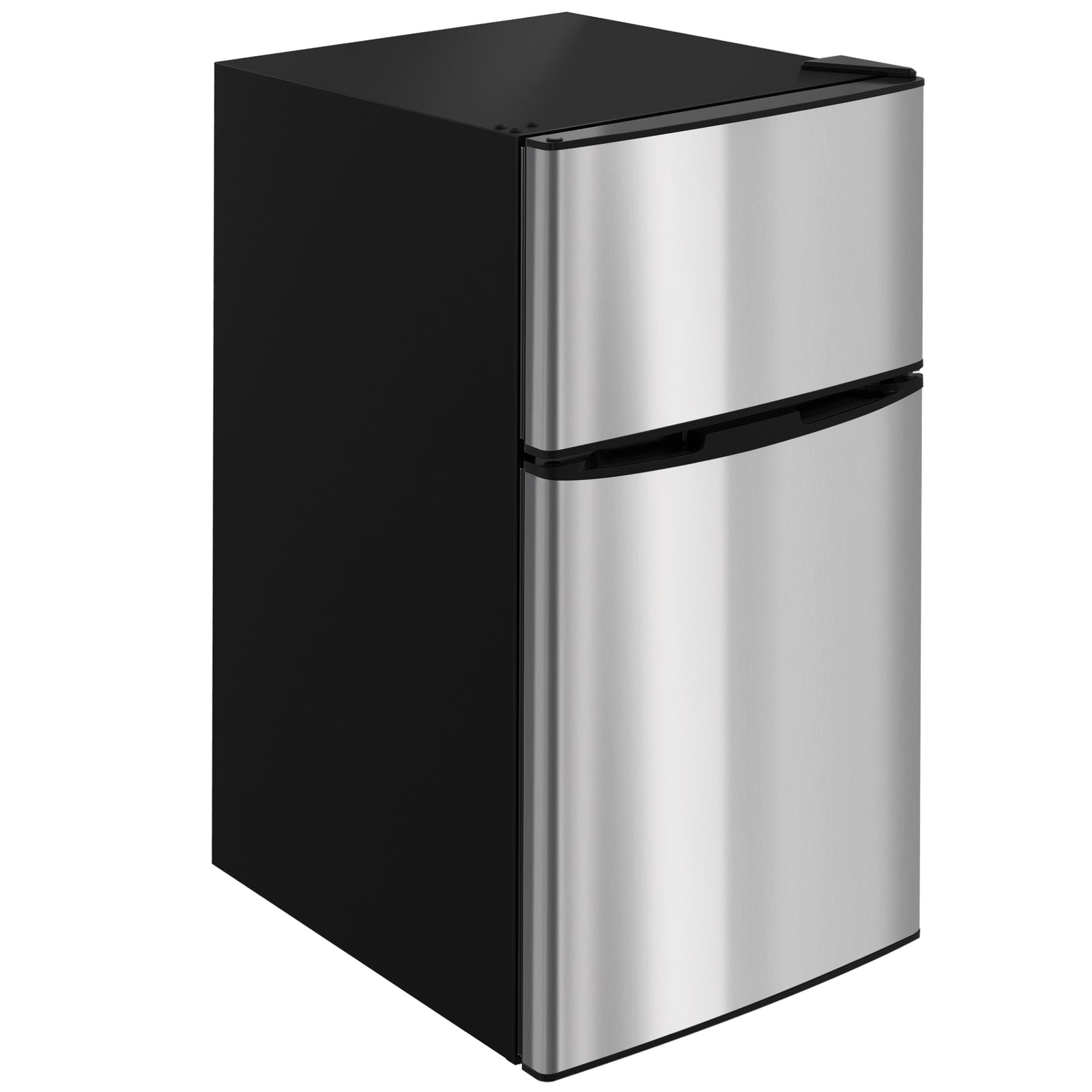 88l Small Fridge Freezer With 5-setting Thermostat, Inner Light | Silver