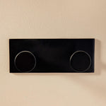 Double Towel Hook, Robe Hook, Self-adhesive, White, Stick Collection