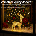 Xmas Haus 45cm Gold Rattan Led Christmas Festive Holiday Dee