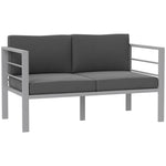 All-weather Garden Loveseat W/ Removable Cushions