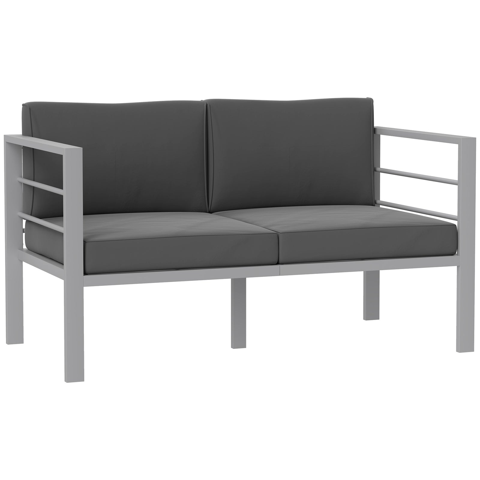 All-weather Garden Loveseat W/ Removable Cushions
