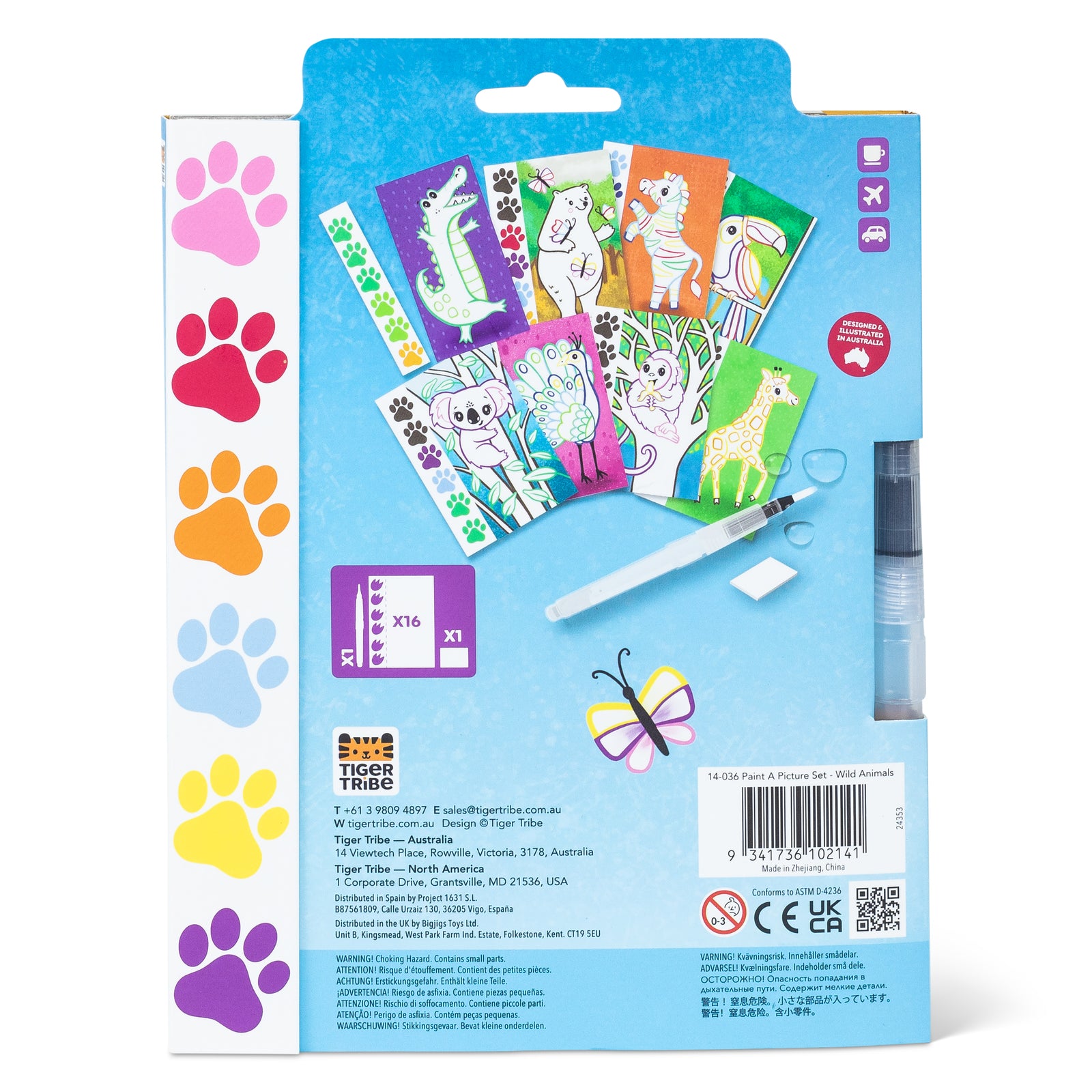 Kids Paint A Picture Set (Wild Animal)