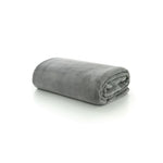 Coco Touch Flannel Throw – Luxury 140x180cm Ultra Soft Blanket | 140cm x 180cm | Grey