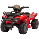 6v Kids Electric Ride On Car Toddler Quad Bike Atv For 18-36 Month | Red