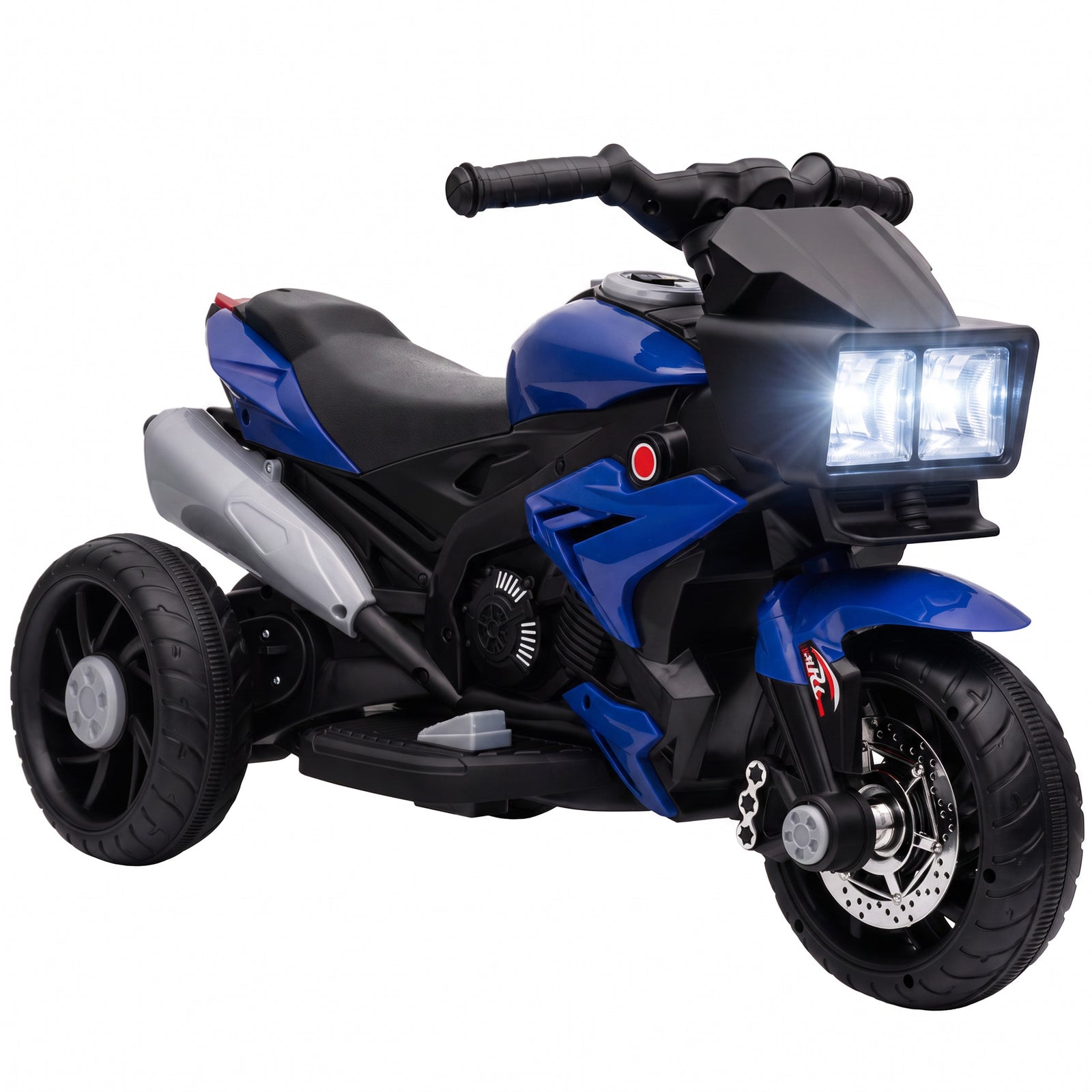 Kids Electric Motorcycle Ride-on Toy W/ High-traction Wheels | Blue