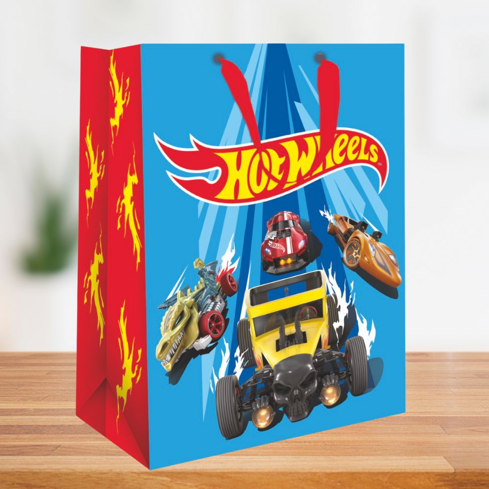 Hot Wheels Medium Gift Bag Official Product