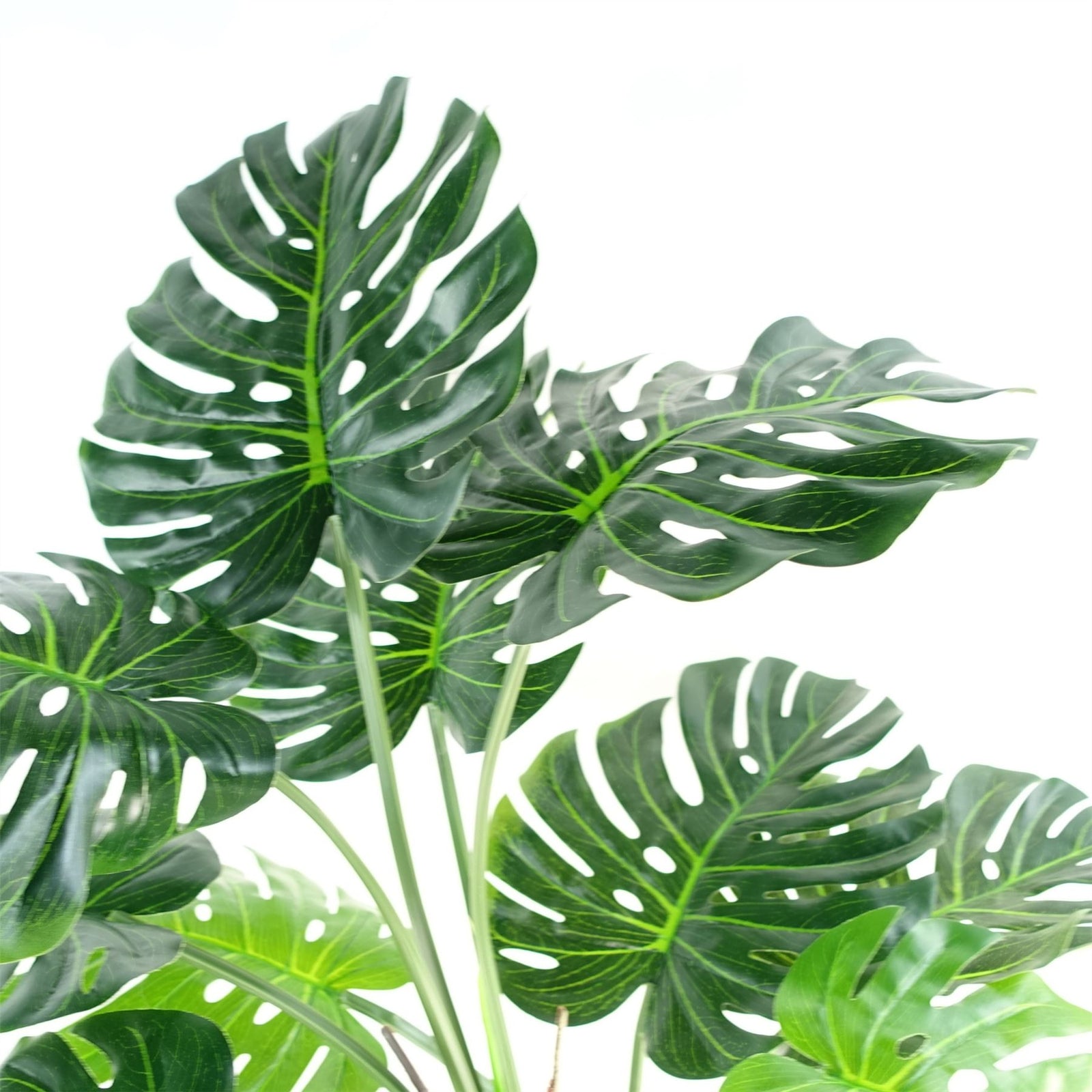 150cm Artificial Luxury Monstera Plant Black Pot