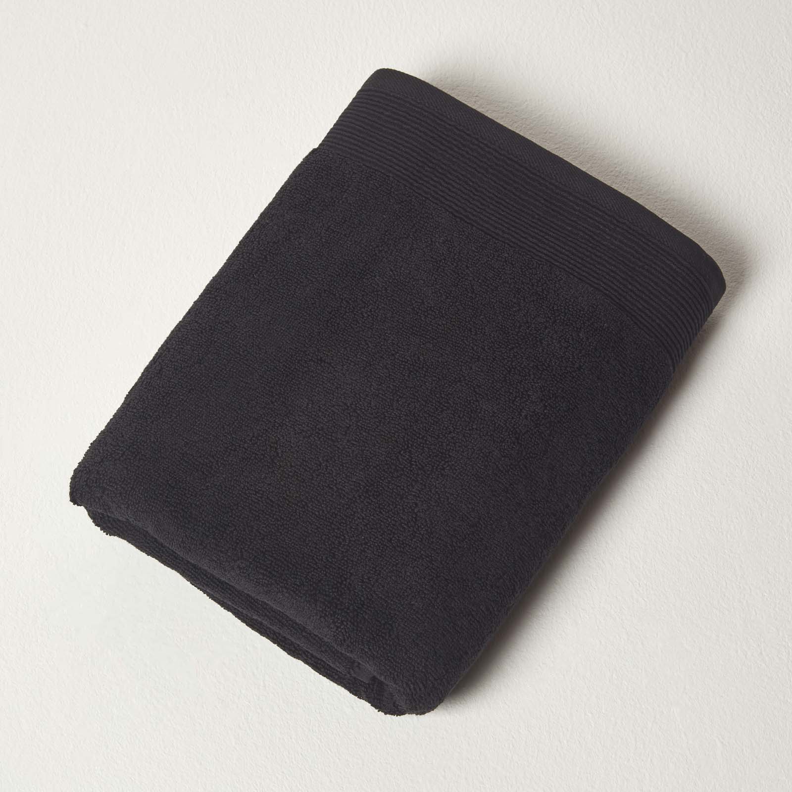 100% Combed Egyptian Cotton 700 Gsm Towels | Bath Towel | Black
