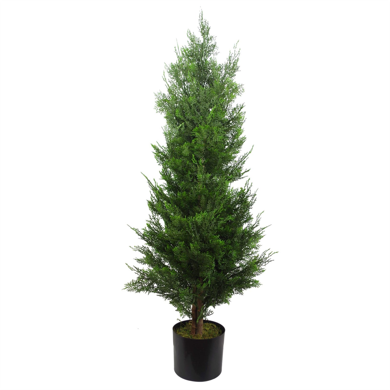 Faux 120cm Artificial Cypress Topiary