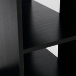 Multi-storage & Workstation Desk Table Storage Shelves Home | Jet Black