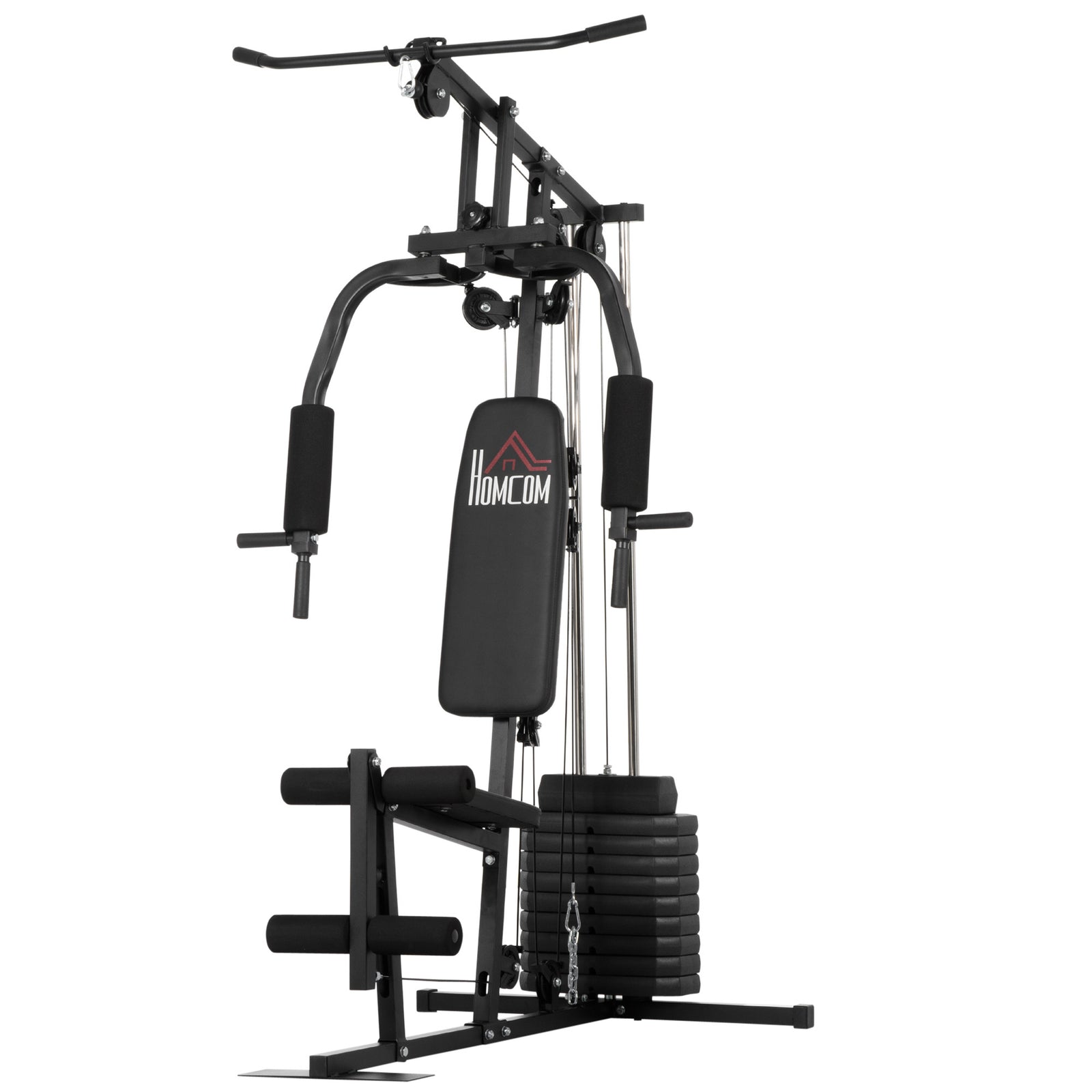 Home Gym Machine With 45kg Weight Stack | Black