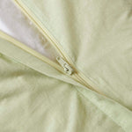 Diamond Cotton Tufted Duvet Cover Set | Super King | Sage Green