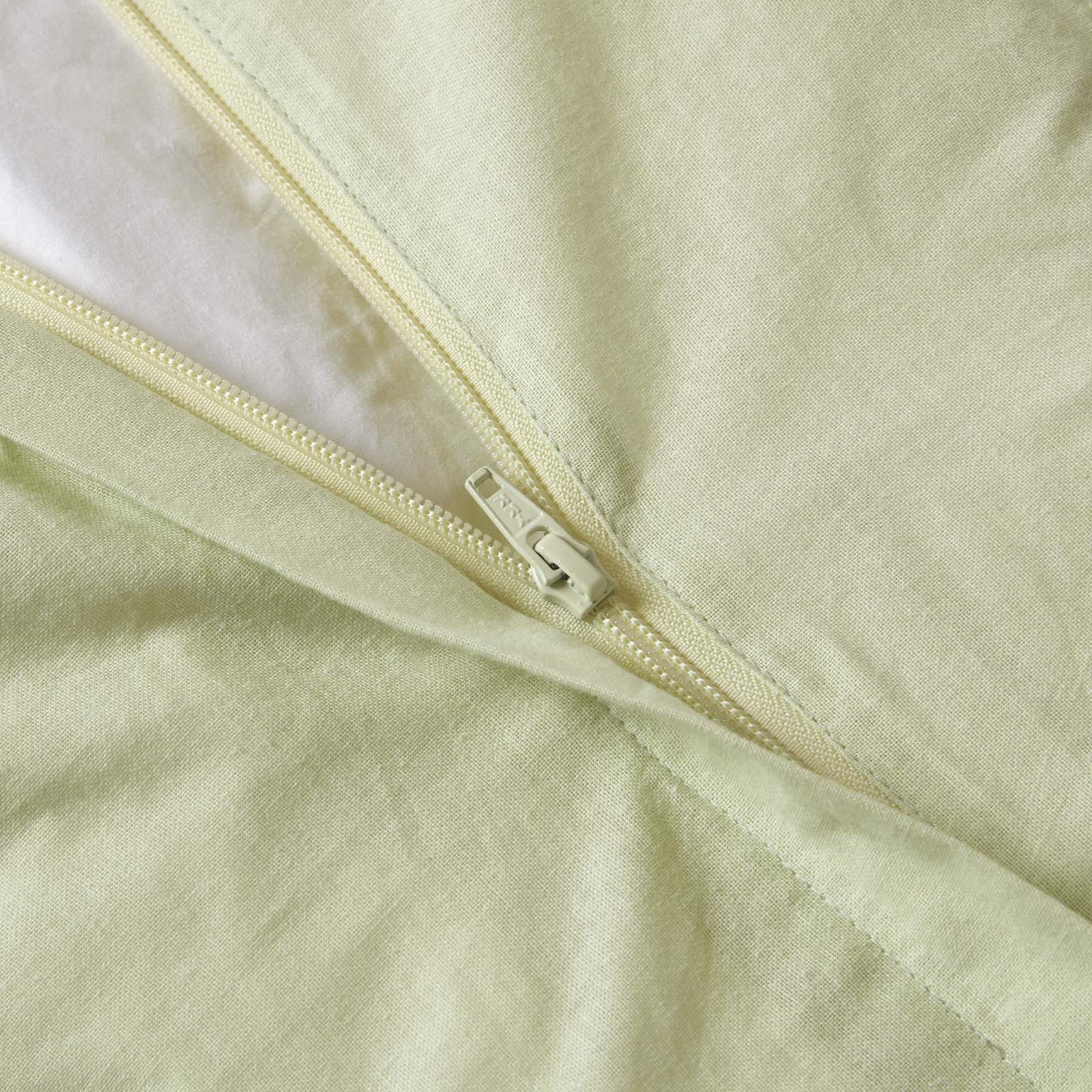 Diamond Cotton Tufted Duvet Cover Set | King | Sage Green