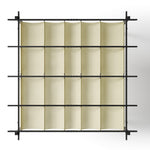 3m X 3m Outdoor Retractable Steel Pergola With Pa-coated Polyester Canopy