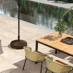 Garden Parasol Base, 28kg Sand Filled, 23kg Water Filled