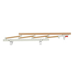 Bed Rail Folding Bed Guard Safety For Elderly Adults Assist Bed Side | White